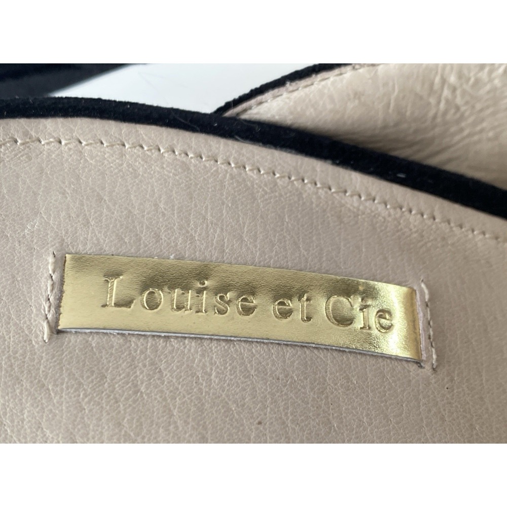 Louise et Cie Katerina Black Velvet Bow Mules Pointed Toe Kitten Heels Size 10 - Picture 6 of 9